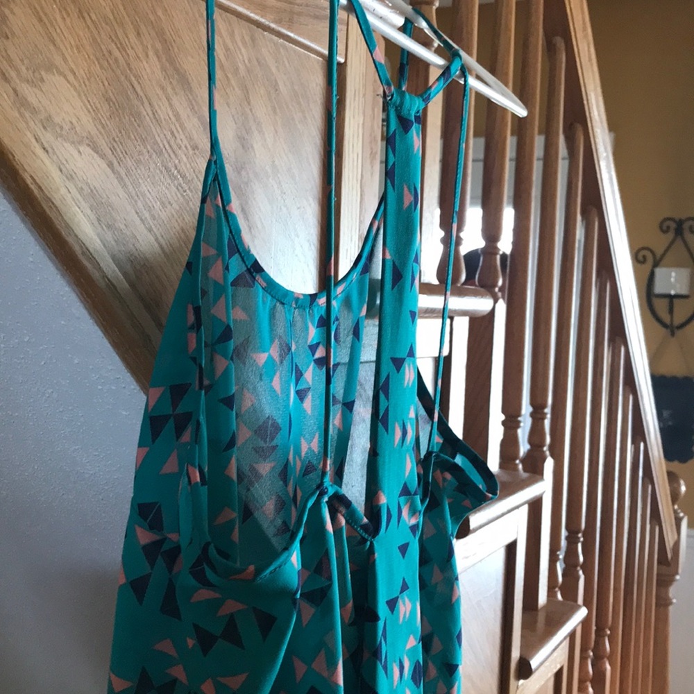 Chiffon Patterned Tank - Picture 4 of 4